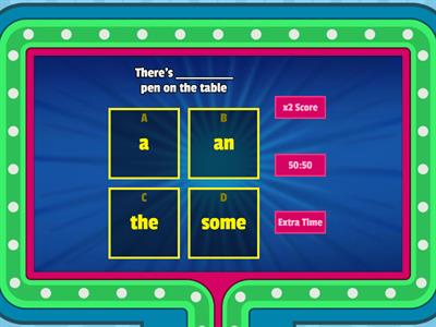 articles a/ an/ some