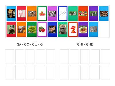 GA - GO - GU - GHI - GHE