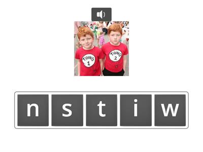 Twins: Unscramble  words