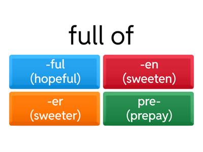 Affixes - Improving Morphemic Awareness 1