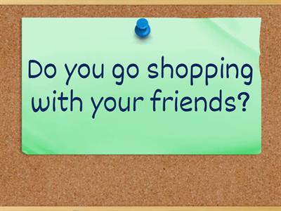 Trinity- Shops (Grade 4)