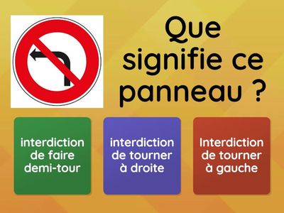 Code de la route : Les panneaux de signalisation (1)