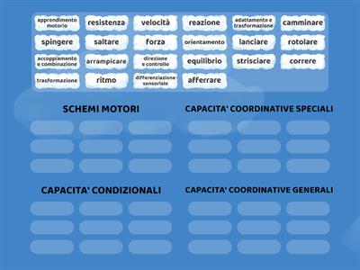 Schemi e capacità motorie