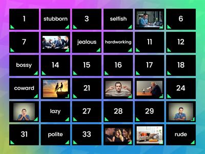 Personalities - memory game - kids 2 