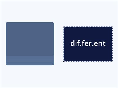Syllable Division: Spiders