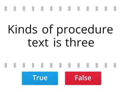 PROCEDURE TEXT