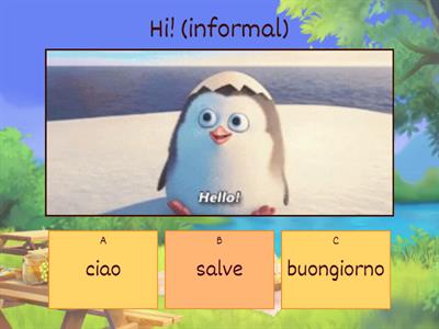 Greetings in Italian 