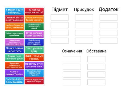 Члени речення