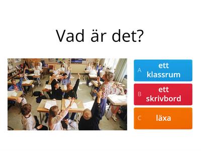 Ord från skolan