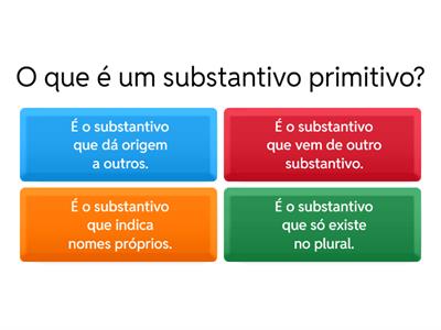  Classificar Tipos de Substantivos