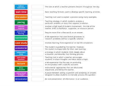 Instructional Strategies