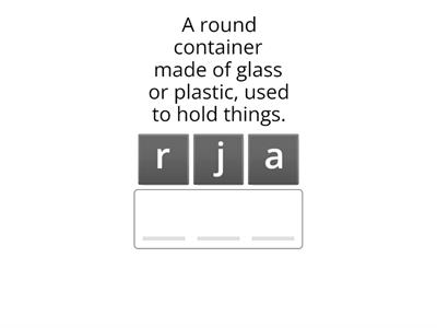 EAL, Week 5 spellings