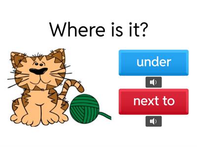 Place Prepositions: behind -in front of -next to-etc.