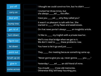 Phrasal verbs 2.