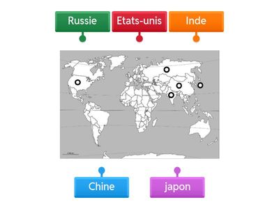 Localiser et nommer les principaux pays consommateurs d'énergie non renouvelable