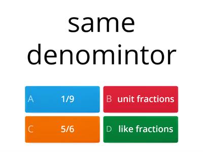 Fractions