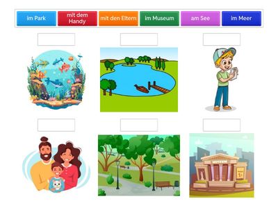 Wo? Mit wem? Ferien Prima A2