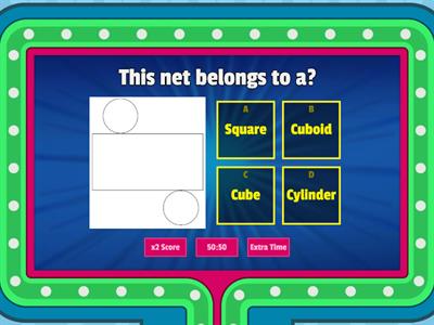 Characteristics and Nets of 3D Shapes