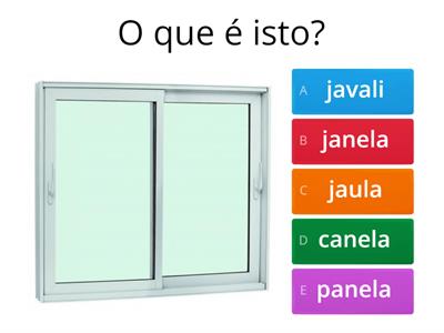 Seleciona a palavra certa - JANELA