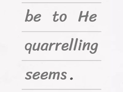 MAke up new sentances