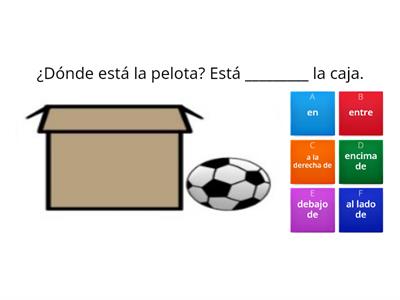 U3. Las preposiciones de lugar.