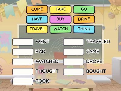 REGULAR AND IRREGULAR VERBS