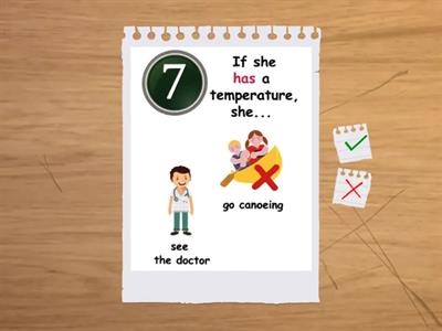 First conditional practice cards