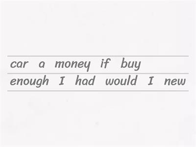 Second conditional. A2