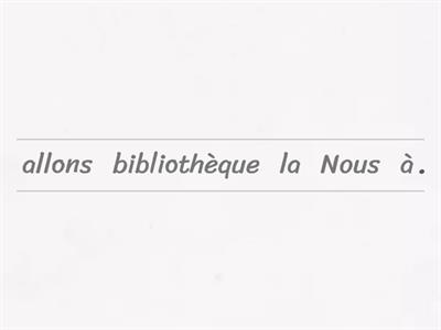 aller à/au/à la/à l'