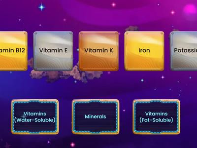 Match the Nutrient!