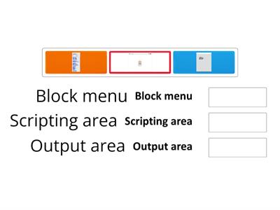 Match  the interface area  with its name