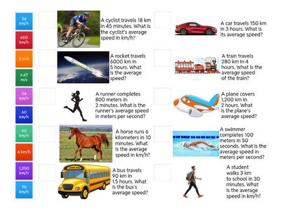 7.7A Average Speed Review Questions