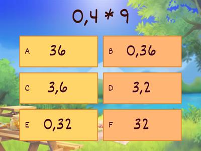 Умножение десятичных дробей 5 класс