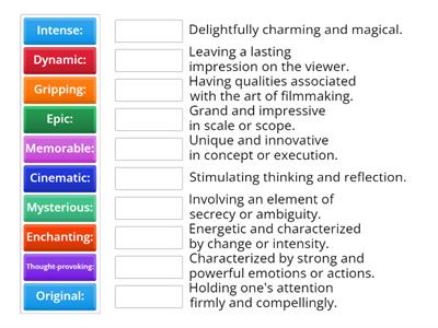 5Bu3 Adjectives for movies p2