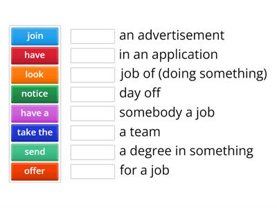 Solutions PI 5F Job collocations