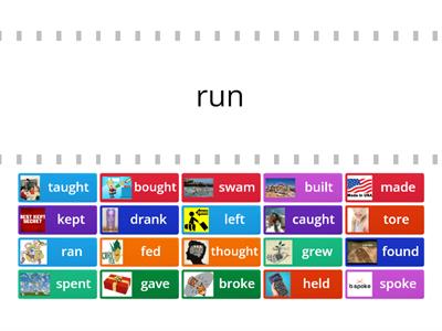  Irregular verbs past tense