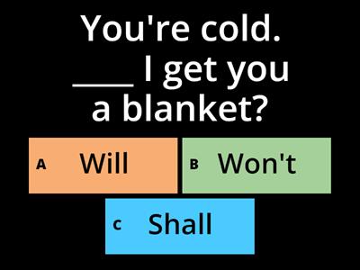 4thG Grammar Offers with Shall & Will 