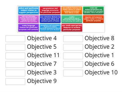 EAL Objectives Match Up