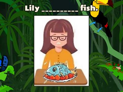 WW5 like/ likes /don't like/doesn't like