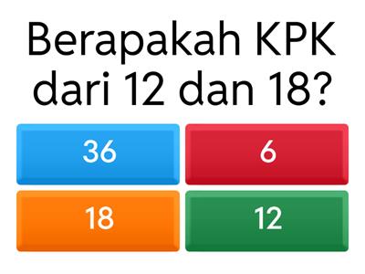KUIS KPK DAN FPB