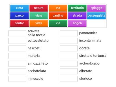 Lessico - Toscana, geografia 1