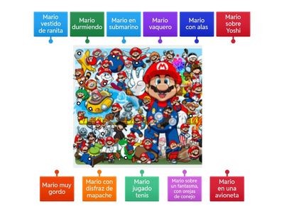 Discriminación visual Mario bros