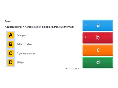 4. Sınıf Sosyal Bilgiler Herkesin Bir Kimliği Var – Herkesin Bir Öyküsü Var www.testkolik.com