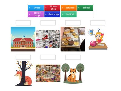 13. Where is the gift shop? (Match Up)