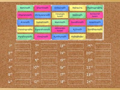 Put them in the right order