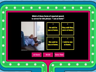 UNIT 10. Reported Speech Statements Quiz