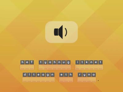 6.5 aught   ought  Anagram Sentences             HOZ 