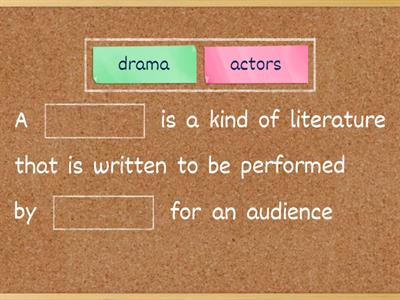 Elements of Drama 