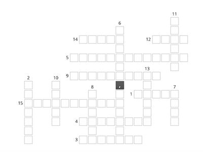 CAE General Crossword