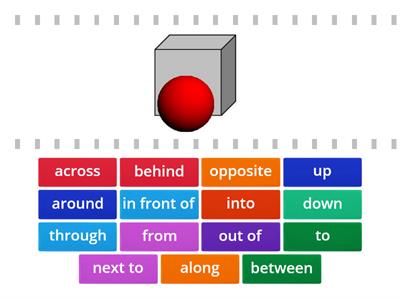 Prepositions of place and movement